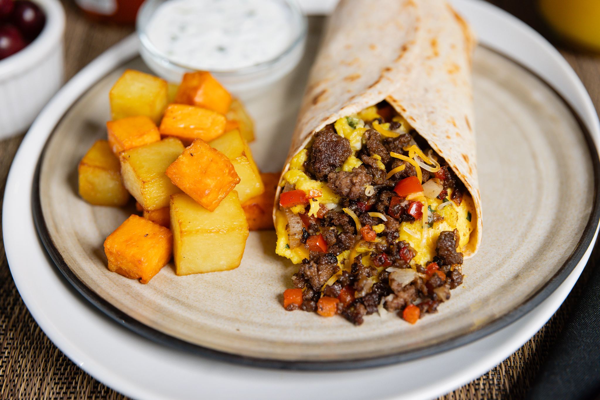 Beef Breakfast Burritos